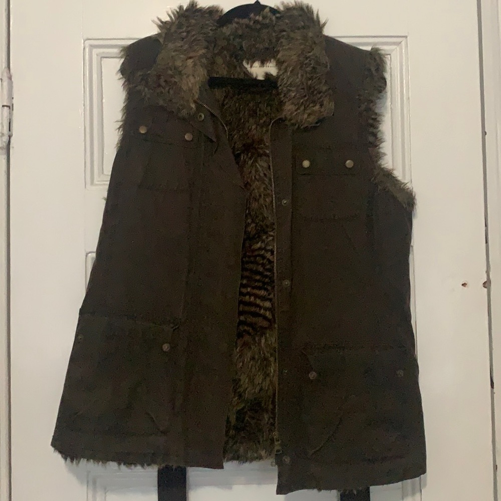 Belted vest